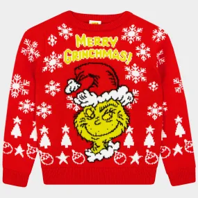 The Grinch Boys Christmas Jumper