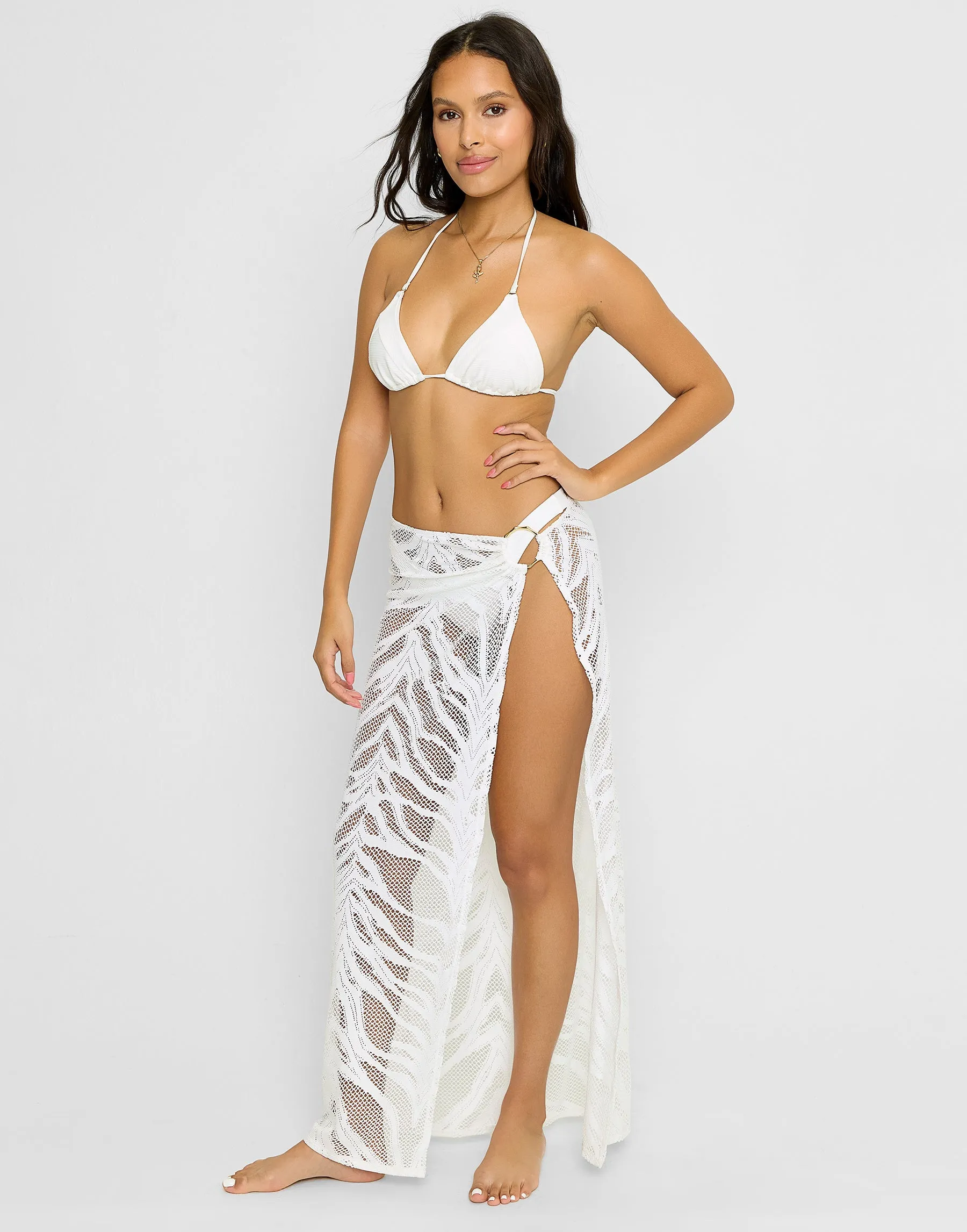 Tika Maxi Skirt - White