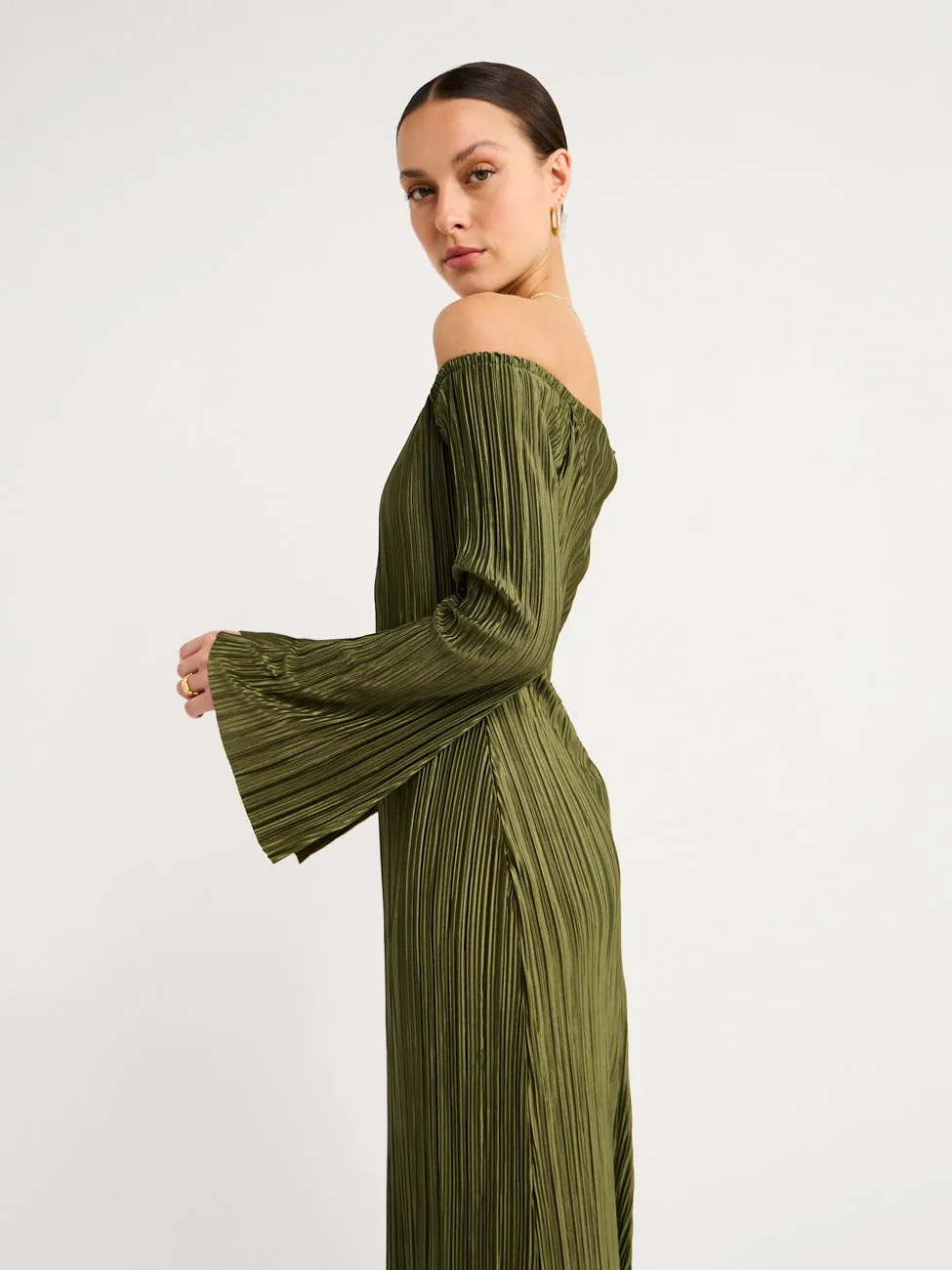 Tojha Carrie Dress in Khaki