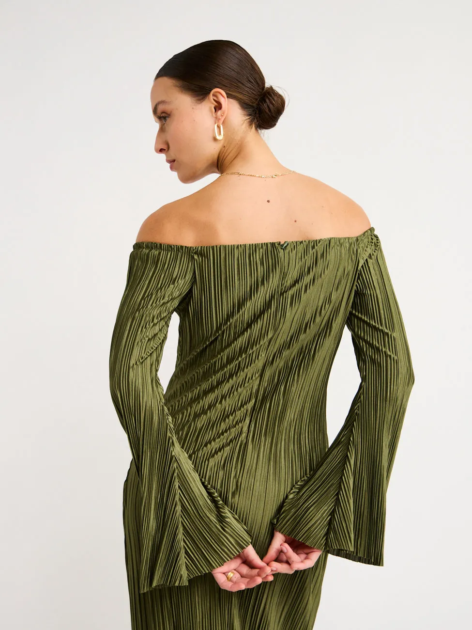 Tojha Carrie Dress in Khaki