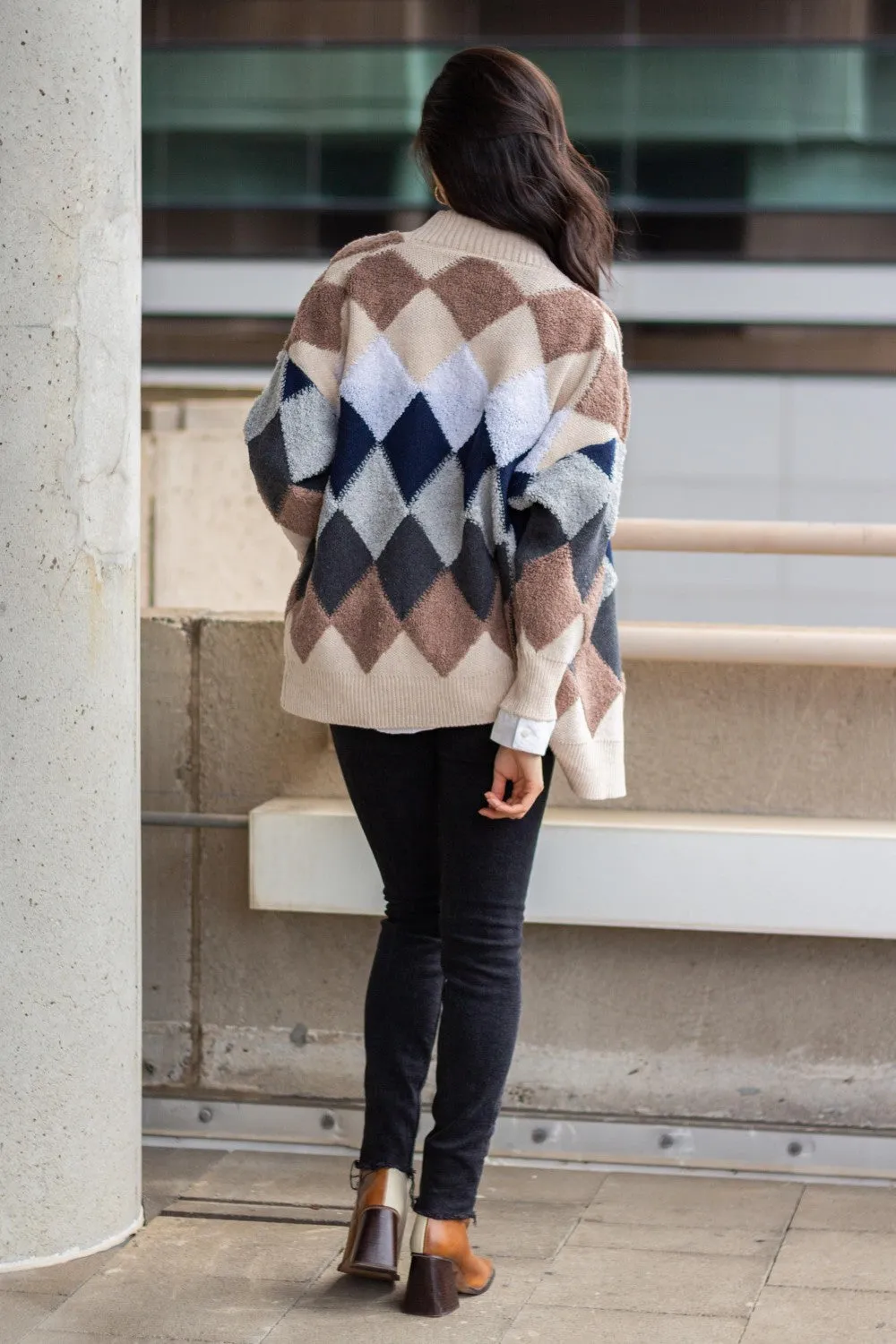 Trendsetter Diamond Cardigan