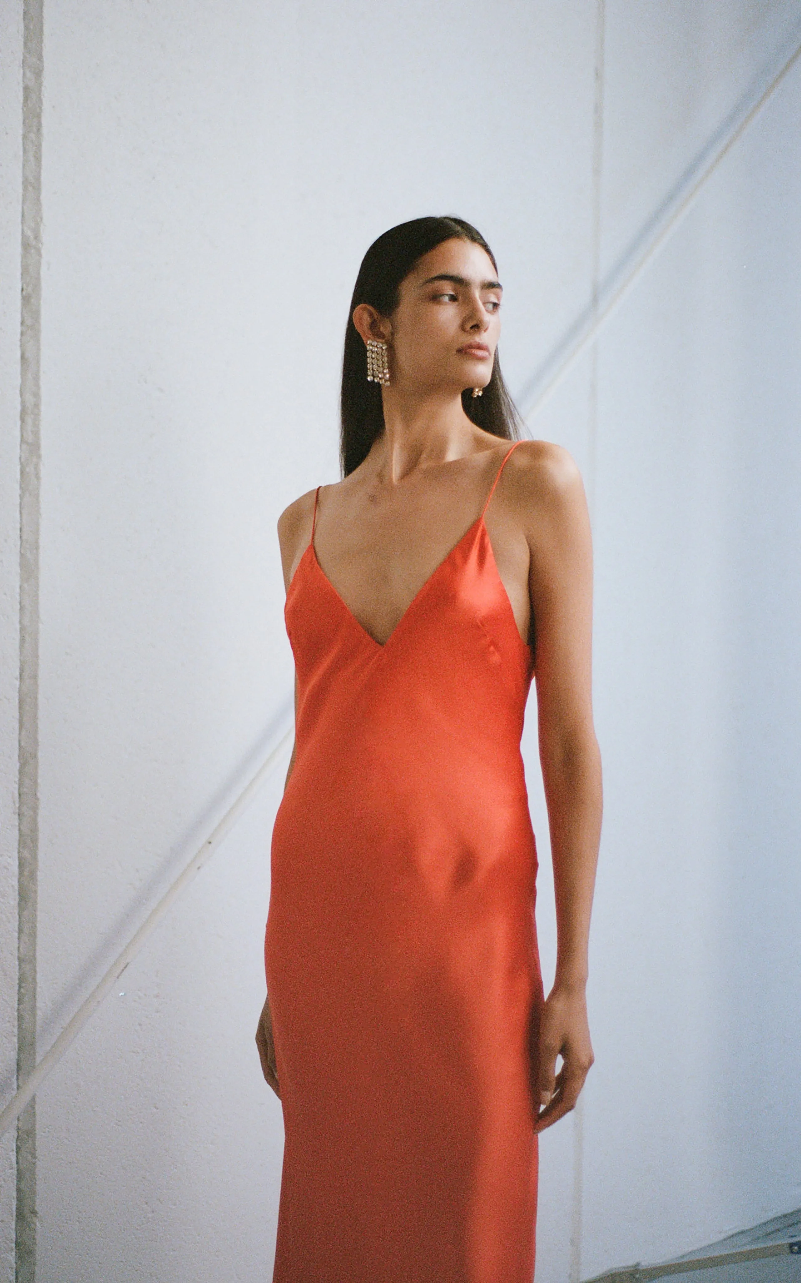 Urchin Fringed Slip Dress | Lobster