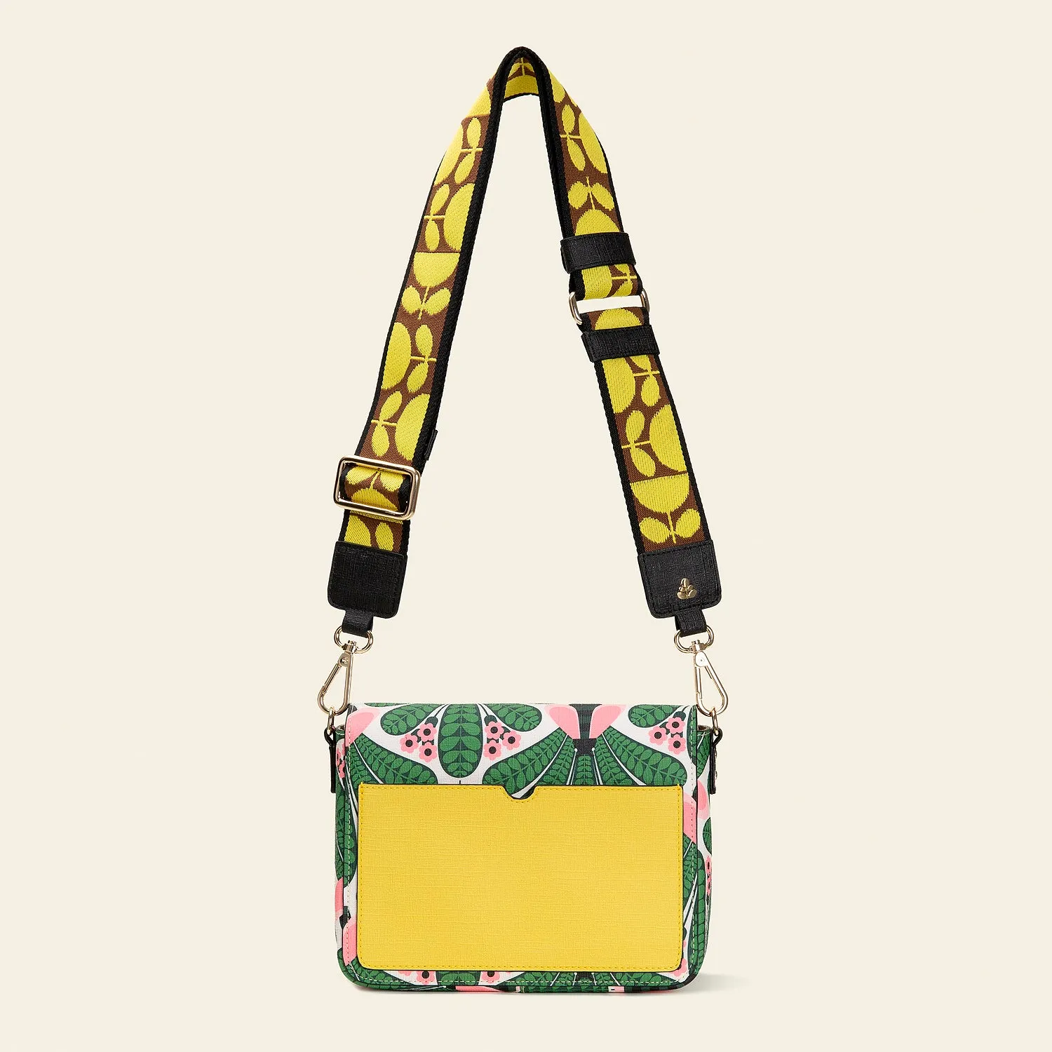 Vera Medium Crossbody - Honey Bee Dill