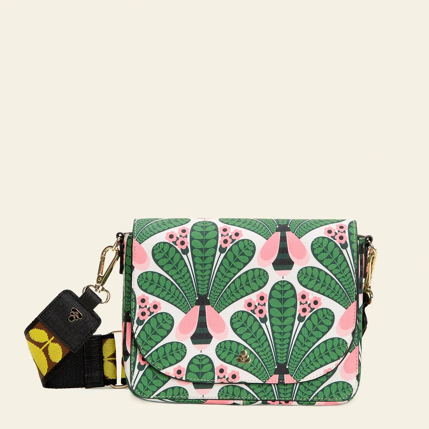 Vera Medium Crossbody - Honey Bee Dill