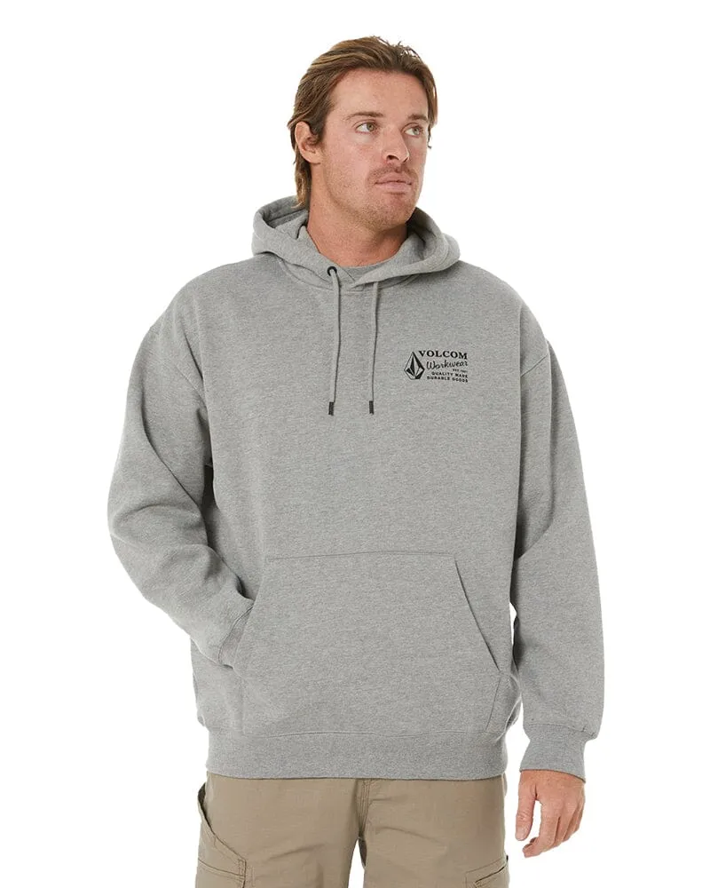 VWW Pullover Fleece Hoodie - Heather Grey