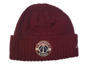 Washington Wizards Adidas Maroon Acrylic Knit Cuffed Skull Beanie Hat Cap