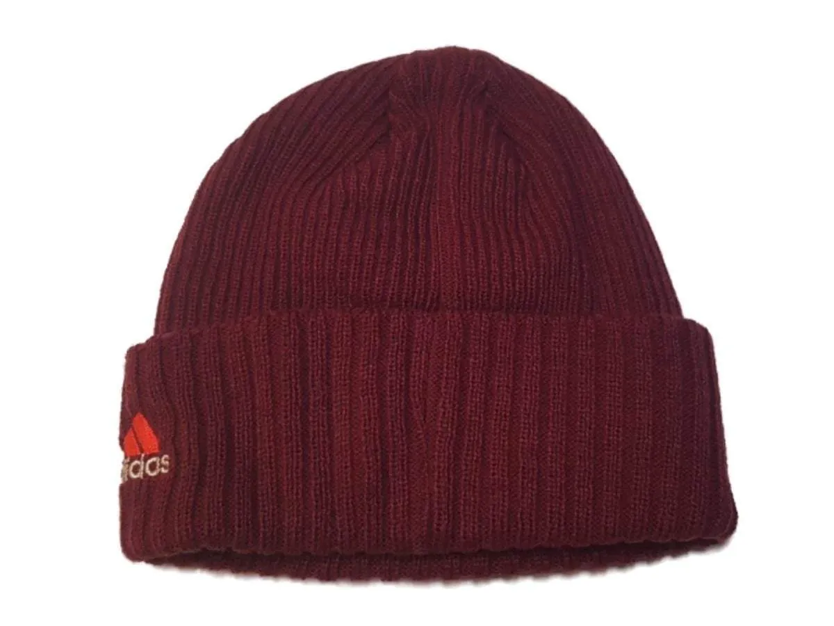 Washington Wizards Adidas Maroon Acrylic Knit Cuffed Skull Beanie Hat Cap