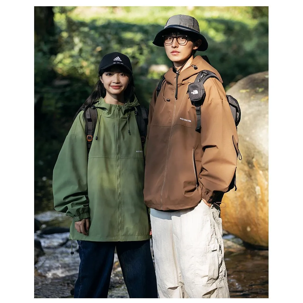 Windproof Trendy Raincoat Hooded Jacket