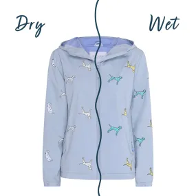 Womens Dalmatian Color Changing Raincoat