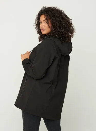 Zizzi Amy Jacket in Black