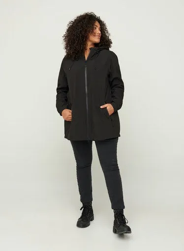 Zizzi Amy Jacket in Black