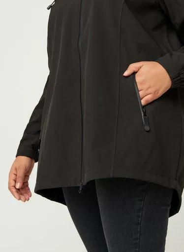 Zizzi Amy Jacket in Black