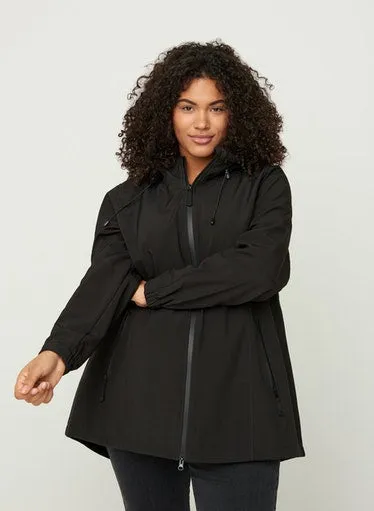 Zizzi Amy Jacket in Black