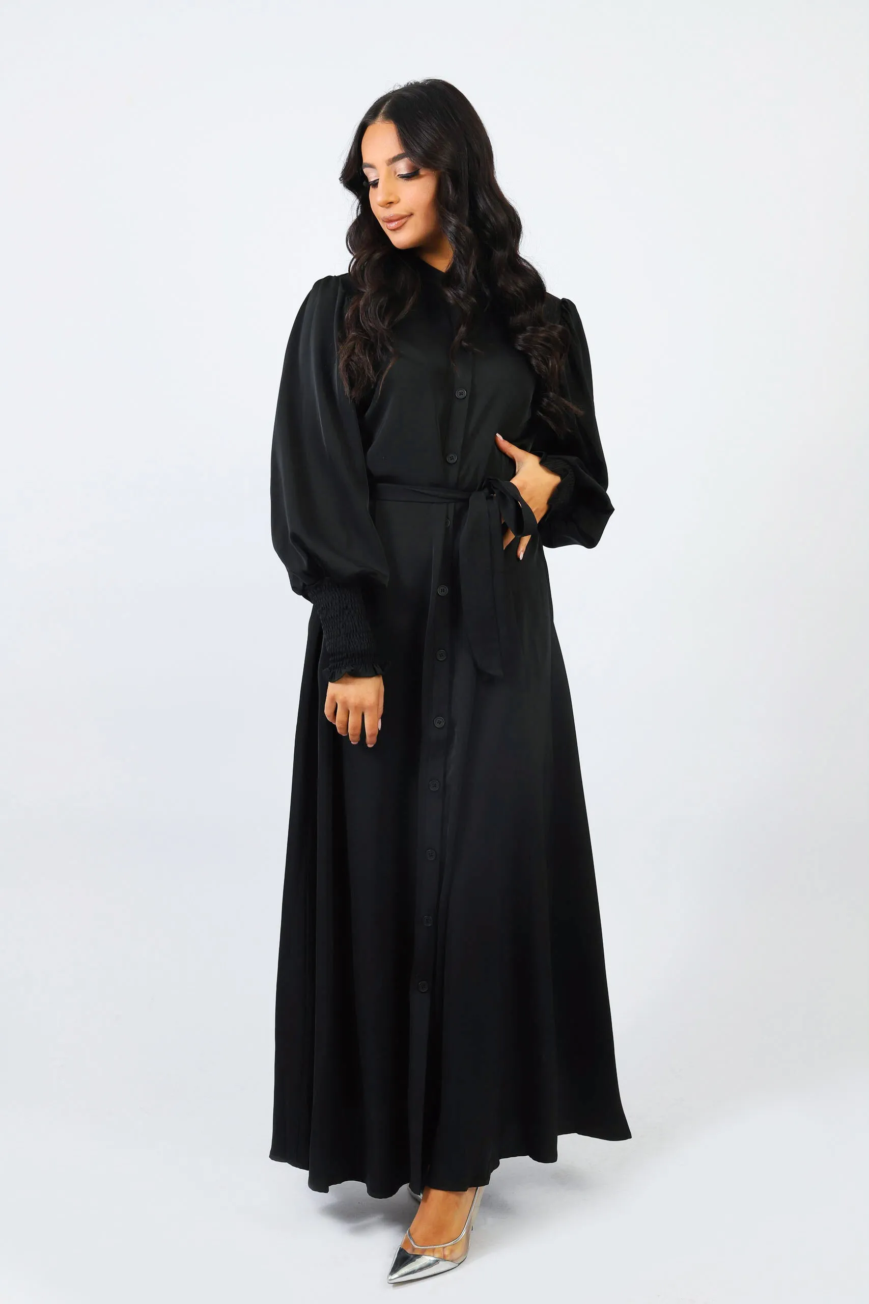 Zurini Button Down Abaya