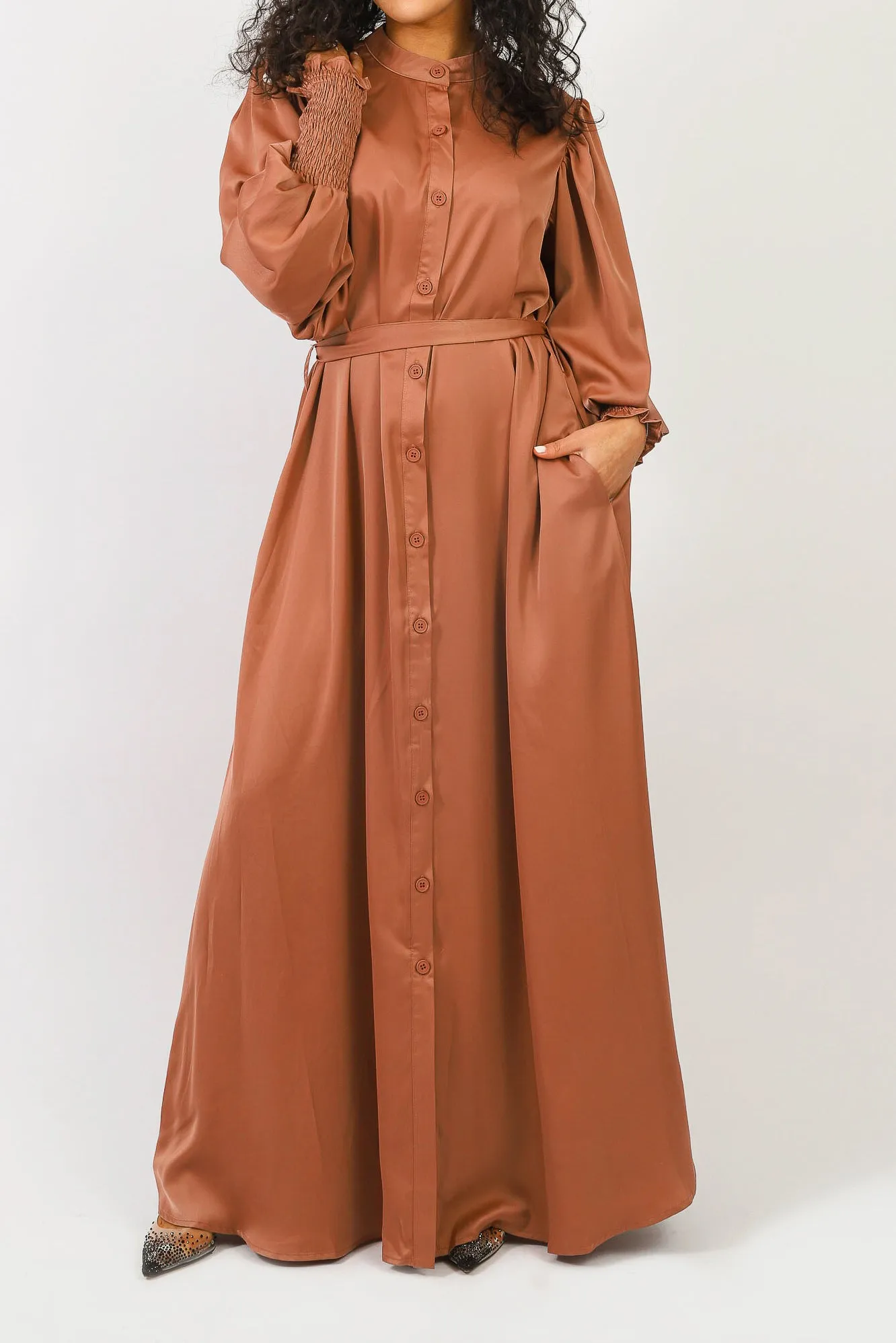 Zurini Button Down Abaya