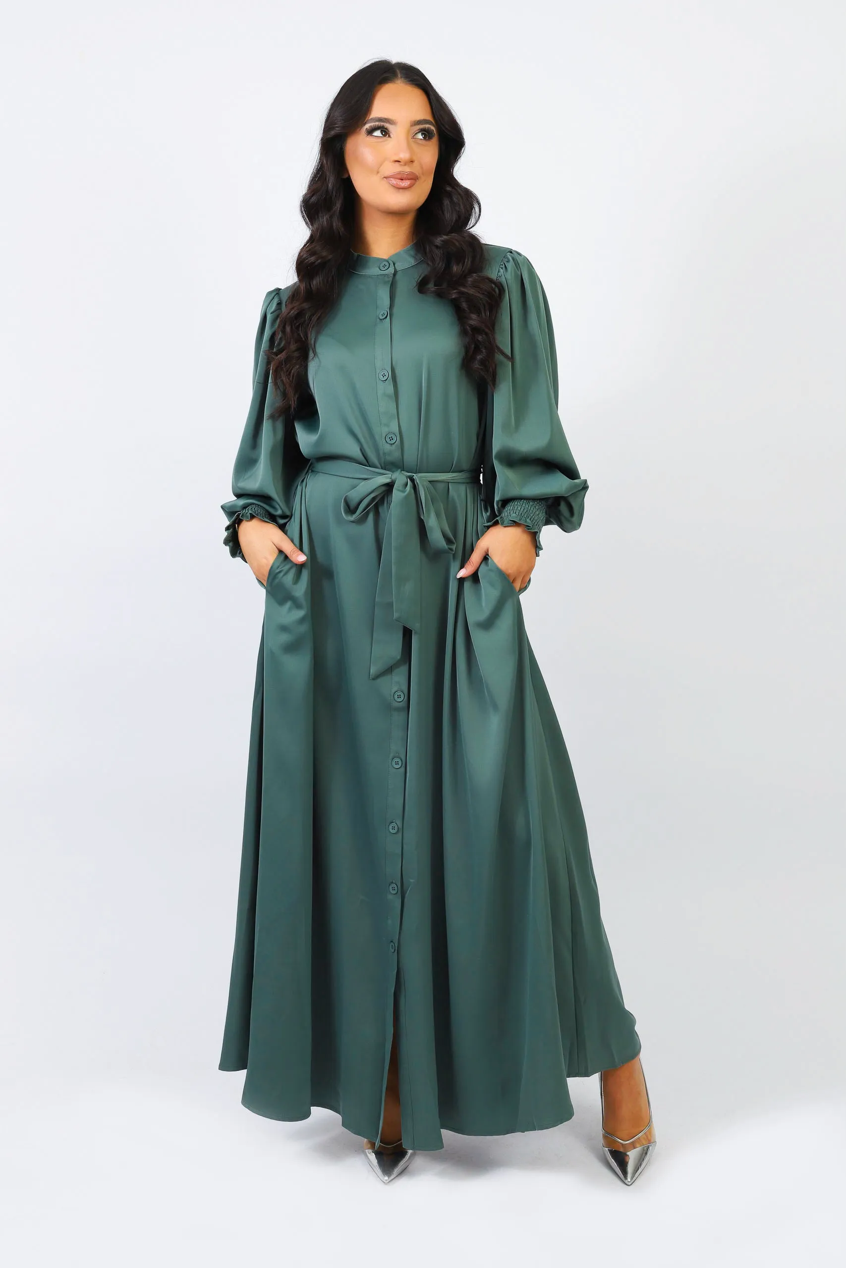 Zurini Button Down Abaya